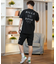 BILLABONG(ビラボン)半袖Tシャツ 親子でおそろい バックプリント レギュラーフィット ONE TIME BF011-203 BF011203/ユニセックス メンズ ムラサキスポーツ