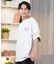 BILLABONG(ビラボン)半袖Tシャツ バックプリント ワイドシルエット ONE TIME LINE BF011-212 BF011212/ユニセックス メンズ ムラサキスポーツ