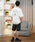 BILLABONG(ビラボン)半袖Tシャツ バックプリント UVカット 吸水速乾 AGAVE BF011-219 BF011219/ユニセックス メンズ ムラサキスポーツ