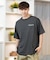 BILLABONG(ビラボン)半袖Tシャツ バックプリント UVカット 吸水速乾 MAKE TRUCKS BF011-220 BF011220/ユニセックス メンズ ムラサキスポーツ