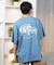 BILLABONG(ビラボン)半袖Tシャツ バックプリント UVカット 吸水速乾 MAKE TRUCKS BF011-220 BF011220/ユニセックス メンズ ムラサキスポーツ