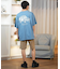 BILLABONG(ビラボン)半袖Tシャツ バックプリント UVカット 吸水速乾 MAKE TRUCKS BF011-220 BF011220/ユニセックス メンズ ムラサキスポーツ