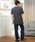 BILLABONG(ビラボン)半袖Tシャツ フロントプリント ZACK BALANG コラボ SWELL BF011-223 BF011223/ユニセックス メンズ ムラサキスポーツ