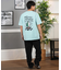 BILLABONG(ビラボン)半袖Tシャツ バックプリント ZACK BALANG コラボ JOURNEY BF011-224 BF011224/ユニセックス メンズ ムラサキスポーツ