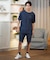 BILLABONG(ビラボン)半袖Tシャツ バックプリント パイル生地 セットアップ対応 MODAL PILE TEE BF011-301 BF011301/ユニセックス メンズ ムラサキスポーツ