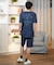 BILLABONG(ビラボン)半袖Tシャツ バックプリント パイル生地 セットアップ対応 MODAL PILE TEE BF011-301 BF011301/ユニセックス メンズ ムラサキスポーツ