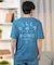 BILLABONG(ビラボン)半袖Tシャツ バックプリント パイル生地 セットアップ対応 MODAL PILE TEE BF011-301 BF011301/ユニセックス メンズ ムラサキスポーツ