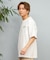 RVCA(ルーカ)半袖Tシャツ バックプリント オーバーサイズ BF041-P20 BF041P20/ユニセックス メンズ ムラサキスポーツ