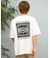 RVCA(ルーカ)半袖Tシャツ バックプリント オーバーサイズ BF041-P20 BF041P20/ユニセックス メンズ ムラサキスポーツ