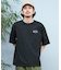 RVCA(ルーカ)半袖Tシャツ バックプリント オーバーサイズ BF041-P20 BF041P20/ユニセックス メンズ ムラサキスポーツ