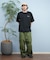 RVCA(ルーカ)半袖Tシャツ バックプリント オーバーサイズ BF041-P20 BF041P20/ユニセックス メンズ ムラサキスポーツ