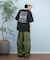RVCA(ルーカ)半袖Tシャツ バックプリント オーバーサイズ BF041-P20 BF041P20/ユニセックス メンズ ムラサキスポーツ