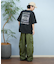 RVCA(ルーカ)半袖Tシャツ バックプリント オーバーサイズ BF041-P20 BF041P20/ユニセックス メンズ ムラサキスポーツ