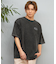 RVCA(ルーカ)半袖Tシャツ バックプリント オーバーサイズ BF041-P20 BF041P20/ユニセックス メンズ ムラサキスポーツ