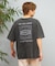 RVCA(ルーカ)半袖Tシャツ バックプリント オーバーサイズ BF041-P20 BF041P20/ユニセックス メンズ ムラサキスポーツ