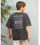 RVCA(ルーカ)半袖Tシャツ バックプリント オーバーサイズ BF041-P20 BF041P20/ユニセックス メンズ ムラサキスポーツ