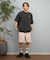RVCA(ルーカ)半袖Tシャツ バックプリント オーバーサイズ BF041-P20 BF041P20/ユニセックス メンズ ムラサキスポーツ