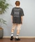 RVCA(ルーカ)半袖Tシャツ バックプリント オーバーサイズ BF041-P20 BF041P20/ユニセックス メンズ ムラサキスポーツ