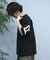 RVCA(ルーカ)半袖Tシャツ バックプリント オーバーサイズ BF041-P22 BF041P22/ユニセックス メンズ ムラサキスポーツ