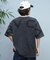 RVCA(ルーカ)半袖Tシャツ バックプリント オーバーサイズ BF041-P22 BF041P22/ユニセックス メンズ ムラサキスポーツ