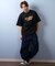 DC(ディーシー)半袖Tシャツ バックプリント ルーズシルエット 25 TWO BIT HSSART SS DST251092/ユニセックス メンズ ムラサキスポーツ