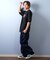 DC(ディーシー)半袖Tシャツ バックプリント ルーズシルエット 25 TWO BIT HSSART SS DST251092/ユニセックス メンズ ムラサキスポーツ