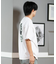 DC(ディーシー)半袖Tシャツ バックプリント オーバーサイズ DST251093/ユニセックス メンズ ムラサキスポーツ