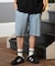 DC(ディーシー)デニムショーツ ハーフパンツ ワイドシルエット DWS251077/ユニセックス メンズ ムラサキスポーツ