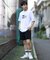 NEW ERA(ニューエラ) 半袖Tシャツ フロントプリント 14410108/ユニセックス メンズ ムラサキスポーツ