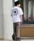 NEW ERA(ニューエラ) 半袖Tシャツ バックプリント 14410110/ユニセックス メンズ ムラサキスポーツ