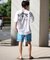 BILLABONG(ビラボン)半袖ラッシュガード UVケア 水陸両用 BF011-858 BF011-858/ユニセックス メンズ ムラサキスポーツ