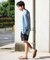 BILLABONG(ビラボン)ラッシュガード 水陸両用 バックプリント長袖Tシャツ BF011-862 BF011862/ユニセックス メンズ ムラサキスポーツ