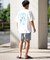 BILLABONG(ビラボン)ラッシュガード 半袖Tシャツ バックプリント 水陸両用 UVカット BF011-871 BF011871/ユニセックス メンズ ムラサキスポーツ