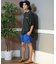 BILLABONG(ビラボン)ラッシュガード 半袖Tシャツ バックプリント 水陸両用 UVカット BF011-871 BF011871/ユニセックス メンズ ムラサキスポーツ