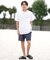 RVCA(ルーカ)水陸両用ショーツ 水着 ボードショーツ トランクス 小花柄 17インチ BF041-510 BF041510/ユニセックス メンズ ムラサキスポーツ