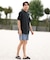 RVCA(ルーカ) 半袖Tシャツ 水陸両用 ユーティリティー UVケアラッシュガード BF041-870 BF041870/ユニセックス メンズ ムラサキスポーツ