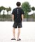 RVCA(ルーカ) 半袖Tシャツ 水陸両用 ユーティリティー UVケアラッシュガード BF041-871 BF041871/ユニセックス メンズ ムラサキスポーツ