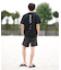 RVCA(ルーカ) 半袖Tシャツ 水陸両用 ユーティリティー UVケアラッシュガード BF041-871 BF041871/ユニセックス メンズ ムラサキスポーツ