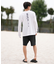 RVCA(ルーカ)長袖Tシャツ 水陸両用 ユーティリティー UVケアラッシュガード BF041-876 BF041876/ユニセックス メンズ ムラサキスポーツ