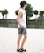 RVCA(ルーカ)タンクトップ ラッシュガード バックプリント UVケア 吸水速乾 水陸両用 BF041-878 BF041878/ユニセックス メンズ ムラサキスポーツ