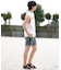 RVCA(ルーカ)タンクトップ ラッシュガード バックプリント UVケア 吸水速乾 水陸両用 BF041-878 BF041878/ユニセックス メンズ ムラサキスポーツ