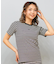 Ungrid(アングリッド)水着 ラッシュガード 半袖 Tシャツ ボーダー柄 水陸両用 UVカット 250301/レディース ムラサキスポーツ