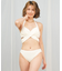Beach Queen(ビーチクイーン)水着 単品ビキニ クロスブラ リブ 403810/レディース ムラサキスポーツ