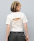 DC(ディーシー)半袖 Tシャツ レイヤード リブ素材 クロップド丈 ショート丈 ロゴ セットアップ対応 LST252307/レディース ムラサキスポーツ
