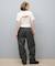 DC(ディーシー)半袖 Tシャツ レイヤード リブ素材 クロップド丈 ショート丈 ロゴ セットアップ対応 LST252307/レディース ムラサキスポーツ