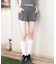 DC(ディーシー)ショートパンツ リブ素材 スウェット ロゴ セットアップ対応 LWS252301/レディース ムラサキスポーツ