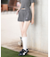 DC(ディーシー)ショートパンツ リブ素材 スウェット ロゴ セットアップ対応 LWS252301/レディース ムラサキスポーツ