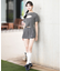 DC(ディーシー)ショートパンツ リブ素材 スウェット ロゴ セットアップ対応 LWS252301/レディース ムラサキスポーツ