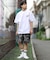 NEW ERA(ニューエラ)ラッシュガード 半袖 Tシャツ バックプリント 水陸両用 UVカット 14391956/メンズ ムラサキスポーツ