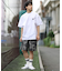 NEW ERA(ニューエラ)ラッシュガード 半袖 Tシャツ バックプリント 水陸両用 UVカット 14391956/メンズ ムラサキスポーツ